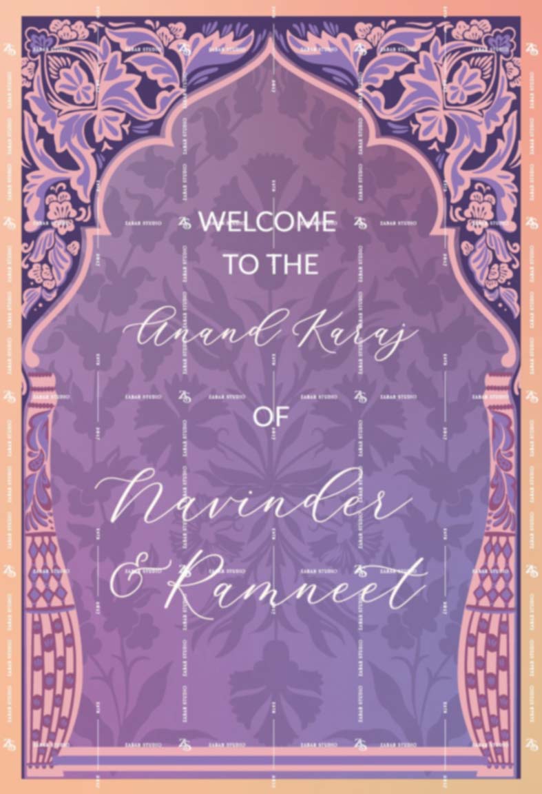 Arabesque | Welcome Sign (AWS047)