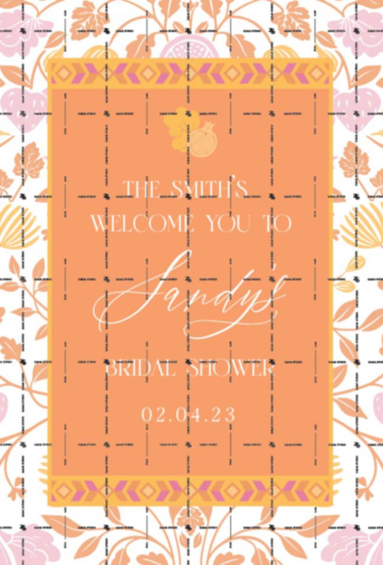 Arabesque | Welcome Sign (AWS064)