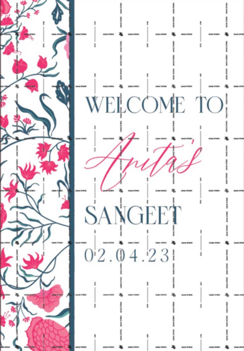 Arabesque | Welcome Sign (AWS032)