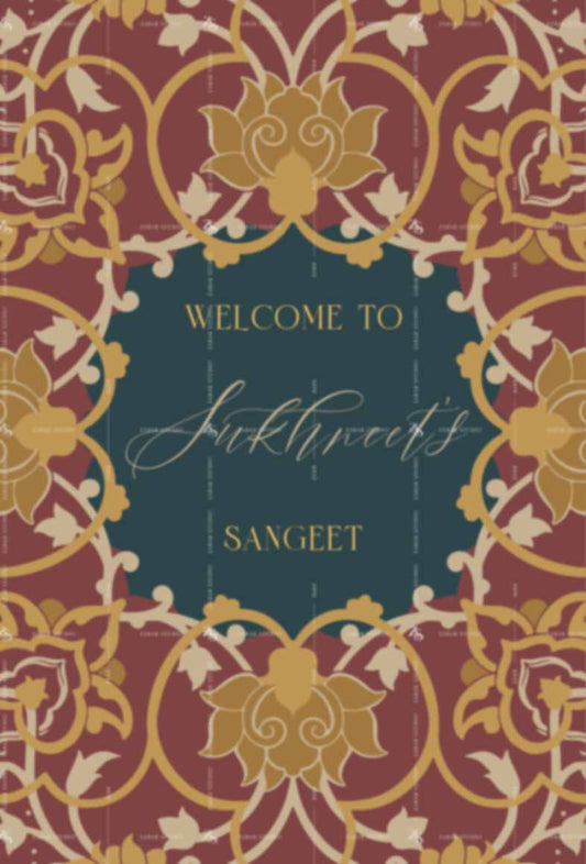 Arabesque | Welcome Sign (AWS006)