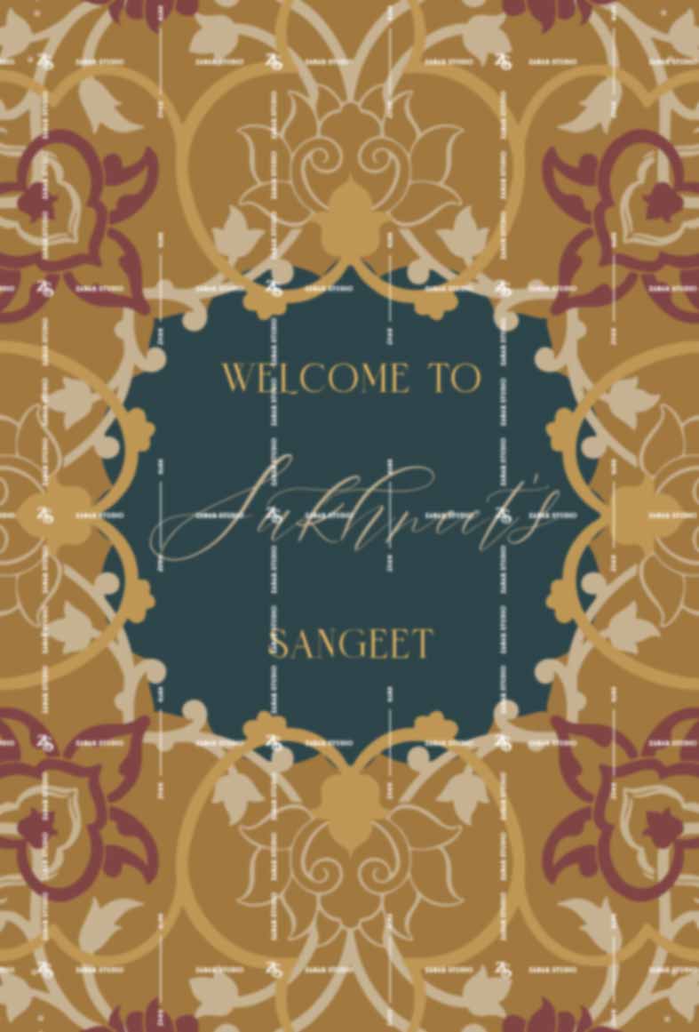 Load image into Gallery viewer, Arabesque | Welcome Sign (AWS006)
