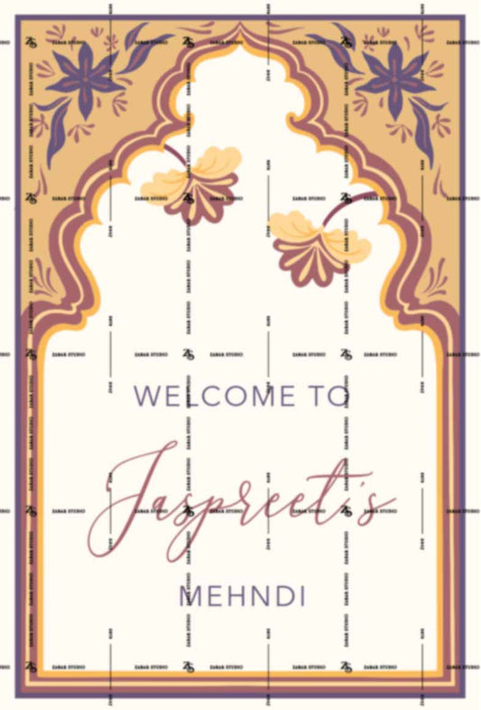 Arabesque | Welcome Sign | (AWS030)