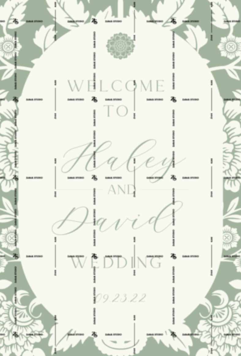 Arabesque | Welcome Sign (AWS185)